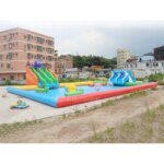 25x20m Kids N Adults Large Inflatable Swimming Pool Combined With Water Park Equipments From China Inflatable Manufacturer