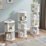 360° Rotating Children’s Cartoon BookshelfSimple Floor Book Rack for HomeChild Book Shelf Furniture Bookcases