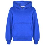 A2Z 4 Kids Girls Boys Plain Sweatshirt Tie Dye Pullover - Plain Sweat Hoodie Royal 9-10