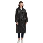 Adults Rain Poncho Clear Reusable Packable Waterproof Long Rain Coats Plus Size Soild Color Button Rainwear with Hoods Rain-Cape Windbreaker Rainproof Raincoat for Festivals Cycling Emergency,Outdoors