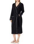 Amazon Essentials Women's Lightweight Waffle Full-Length Robe (Available in Plus Size), Black, S