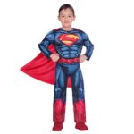 amscan 9906197 Child Boys Officially Licensed Classic Musclesuit Superman Fancy Dress Costume 3-4 Years