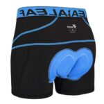 baleaf Cycling Shorts Mens 4D Padded Mountain Bike Underwear MTB Liner Riding Breathable Bicycle Undershorts Blue L