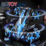 BGTOY 2.4G RC Car With Spray 360° Rotation 6-wheel Drive Remote Control Drift Stunt Car Boys Toys For Kids Birthday Gifts