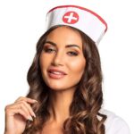 Boland Adult Nurse Hat Hospital Fancy Dress Medical Doctor Dress Up Accessory Headwear White One Size