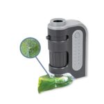 Carson MM-300 MicroBrite Plus 60 -120x LED Lighted Pocket Microscope, Grey