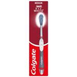 Colgate 360 Max White Sonic Power Medium toothbrush - Whitening toothbrush with Medium Bristles - Vibrating Polishing Bristles to Help Remove Surface Stains