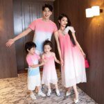 Couple Beach Wear Family Vacation Clothes Mom Daughter Resort Dress Dad Son Holidays T Shirts Outfit Brother and Sister Clothing