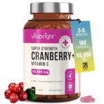 Cranberry Tablets for Urinary Infections 55,000mg | Strongest Cranberry Supplements for Women - Bladder, Cystitis Treatment, UTI Treatment for Women | Cranberries Extract Capsules Vitabright