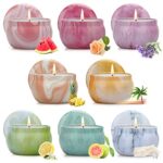 CREASHINE 8 Pack Scented Candles Sets Gifts for Women Birthday Gift for Her/Ladies Thank You Candle for Mother,Wife Present for Female Friends Wedding Gift Home Christmas Decor
