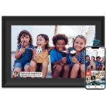 Digital Photo Frame, WiFi 10.1 Inch Digital Picture Frame Built in 32GB Storage Auto-Rotation Use SD Card/USB Driver, 1280x800 Touch Screen, Share Moments Instantly via Frameo App