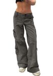 DINGJIUYAN Trendy Womens High Waisted Cute Mom Jeans - High Waisted Baggy Pants