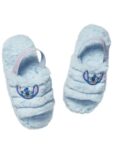 Disney Stitch Slippers | Stitch Sliders | Fluffy Sliders | Girls Slippers | Blue 13