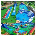 Farm Parent-child Amusement Water Park Inflatable Castle Slide Swimming Pool Children's Trampoline Water Play Toys
