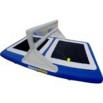 Floating Inflatable Volleyball Court - Water Sports Game For Pools, Lakes & Beaches, Fun For Kids & Adults