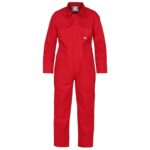 Fort Mens 333 Tearaway Junior Coverall Boilersuit, Red, 9-10 Years UK
