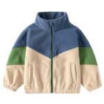 Gajaous Toddler Kids Polar Fleece Jacket,Baby Boys Full-Zip Long Sleeve Warm Coats Outwear for Fall Spring Winter
