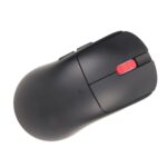 Gaming Mous, 100 IPS Movement Speed Computer Mouse Wireless 300mAh Rechargeable Battery 10000 DPI Dual Mode for Laptop (Black)