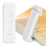 Glocusent Reading Light Book Light Clip On, Eye Caring Reading Lights for Books in Bed, 3 Colours & 5 Brightness Dimmable, Portable & FlexibleLong Lasting up to 80 hrs, Perfect for Book Lover