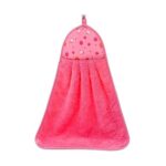 Greenlans Bathroom Kitchen Absorption Hand Towel Soft Plush Hanging Wipe Bathing Towel