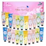 Hand Cream Set, 21 Pack Hand Creams Women's Gift Set, Fragrant Hand Foot Day Night Cream Moisturizer, Mini Hand Cream Pack, Small Gift Set Body Cream for Women and Men, Christmas & Birthday Gift