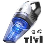 Handheld Vacuum Cleaner, Powerful Suction Portable Lightweight Hand Held Vacuum Cordless with 25-30Mins Long Runtime Rechargeable Battery Quick Charge for Home, Car, Carpet Stairs, Pet Hair Cleaning