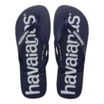 Havaianas - Top Logomania, Comfortable, Durable, and Lightweight Flip-Flops, with Large Logo on the Sole, Adults Unisex, 8 UK