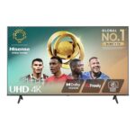 Hisense 43 Inch 4K Smart TV 43E6NTUK - Dolby Vision, Game Mode PLUS with 60Hz VRR ALLM, Smooth Motion, AI Sports Mode, Vidaa OS with Freely, Youtube, Netflix and Disney+ & Now TV (2024 Model)