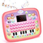 Hnyoou Toddler Toys for 2 Year Old Girls and Boys Education learning Computer Toys for 2 Year Olds Tablets Toys Presents for 1-4 Year Old Girls Presents Toys for 1 Year Old Girls Stocking Filler, Pink