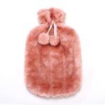 Hot Water Bag - Plush Hot Water Box, Portable Hot Water Bags, 2 L Water Bag Water Bottle, Winter Warmth Bag with Plush Cover, Pain Relief Neck Shoulders - Gift to Women/Men Clearance