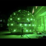 inflatable clear christmas bubble globle ball with led light for shopping mall square advertising promotion Interaction