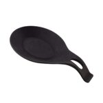 jieGorge Silicone Heat Resistant Spoon Rest Utensil Spatula Holder Gadget Kitchen Storage, Kitchen,Dining & Bar for Easter Day (Black)