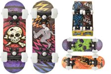 KandyToys 16" Kids Mini Complete Skateboard - Childrens Beginner Skate Board with ABEC 5 Smooth Roll Bearings