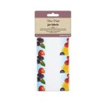 KitchenCraft Home Made Jam Jar Labels with Fruit Design, Multi Colour, Pack of 30