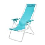 Mikikit Mini Folding Beach Sunbath Chair Outdoor Lounge Chair for Fairy Garden Decoration Lightweight Portable Recliner for Picnics Camping and Backyard Gatherings Durable and Easy