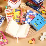 Mini Notebook A7 Cute And Creative Portable Cartoon Childish Handwriting Book Office And Study Stationery Supplies