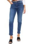 MYT Womens Mom Jeans Ladies High Waisted Relaxed Fit Stretch Denim Pants (UK, Numeric, 14, Regular, Short, Denim)