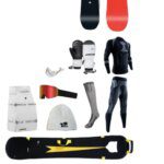 Professional Ski Equipment Set, Full Set of Quick Wear Fixer Ski Shoes, All Region Novice Women and Men's Ski Board