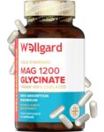 Pure Magnesium Glycinate by Wellgard - Not Mixed with Citrate or Malate, High-Strength Magnesium Supplement, Mag 1200, Vegan, High Absorption Bisglycinate, 240mg Elemental Magnesium, Made in UK