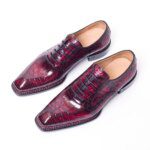 sanyeshechiping men dress shoes male formal shoes crocodile shoes