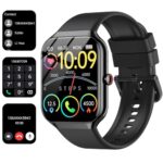 Smart Watch for Men Women Answer/Make Call, 1.96" HD Touch Screen SmartWatch,Heart Rate/SpO2/Sleep Monitor, 100+ Sport Activity Tracker Step Counter, IP68 Waterproof Fitness Tracker for Android iOS