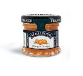 St. Dalfour Orange Jam, Natural Fruit Spread, No Added Sugar, Premium Quality Spread, Bulk Pack 48 x 28g Jar