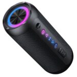 taopodo Portable Bluetooth Speaker with 30W Stereo Sound, 3 EQ Mode & 3 RGB lights, IPX7 Waterproof, 30H Playtime, TWS Wireless Pairing, Outdoor Speaker for Home, Outdoors and Hiking
