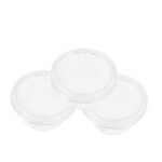 Toyvian 3pcs Transparent Bowls Safe Silicone Accessories for Electric Pumps for Home Breastfeeding Use