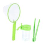 Toyvian Kids Bug Collecting Kit Insect Catcher Observation Bottle Tweezers Educational Kit