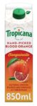 Tropicana - Sanguinello Blood Orange Juice - Award Winning - No Added Sugar - From Pure Pressed Fruit Juice, Contains Vitamin C - Breakfast Drinks - 850ml