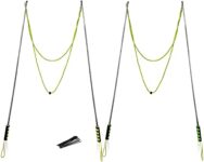 Ubitree 2 Pack Giant Bubble Wands, Stainless Steel Telescopic Design Bubble Blower Wands Outdoor Huge Bubble Maker Toys for Boys Girls Adults Birthday Party Favors Lawn Park Beach Summer Fun