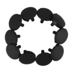 VINTORKY 10Pcs Air Fryer Feet Bumpers Non Scratch Round Replacement Parts for Air Fryer Models Easy to Clean Design for Long Term Use