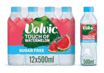 Volvic Touch of Fruit Sugar Free Watermelon Flavoured Water, 12x500ml