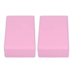 2 Piece Set Foam Yoga Blocks High Density Foam Fitness Block Eco And Lightweight For Pilates Meditation